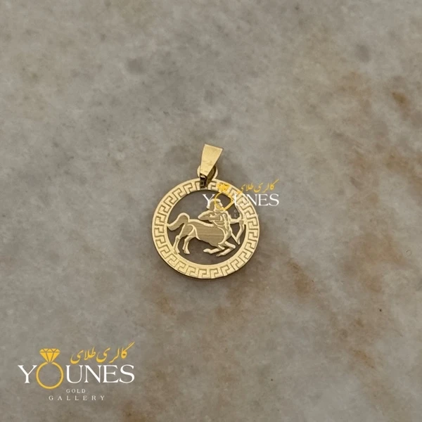 تصویر دوم آویز ماه تولد آذر 1.5cm